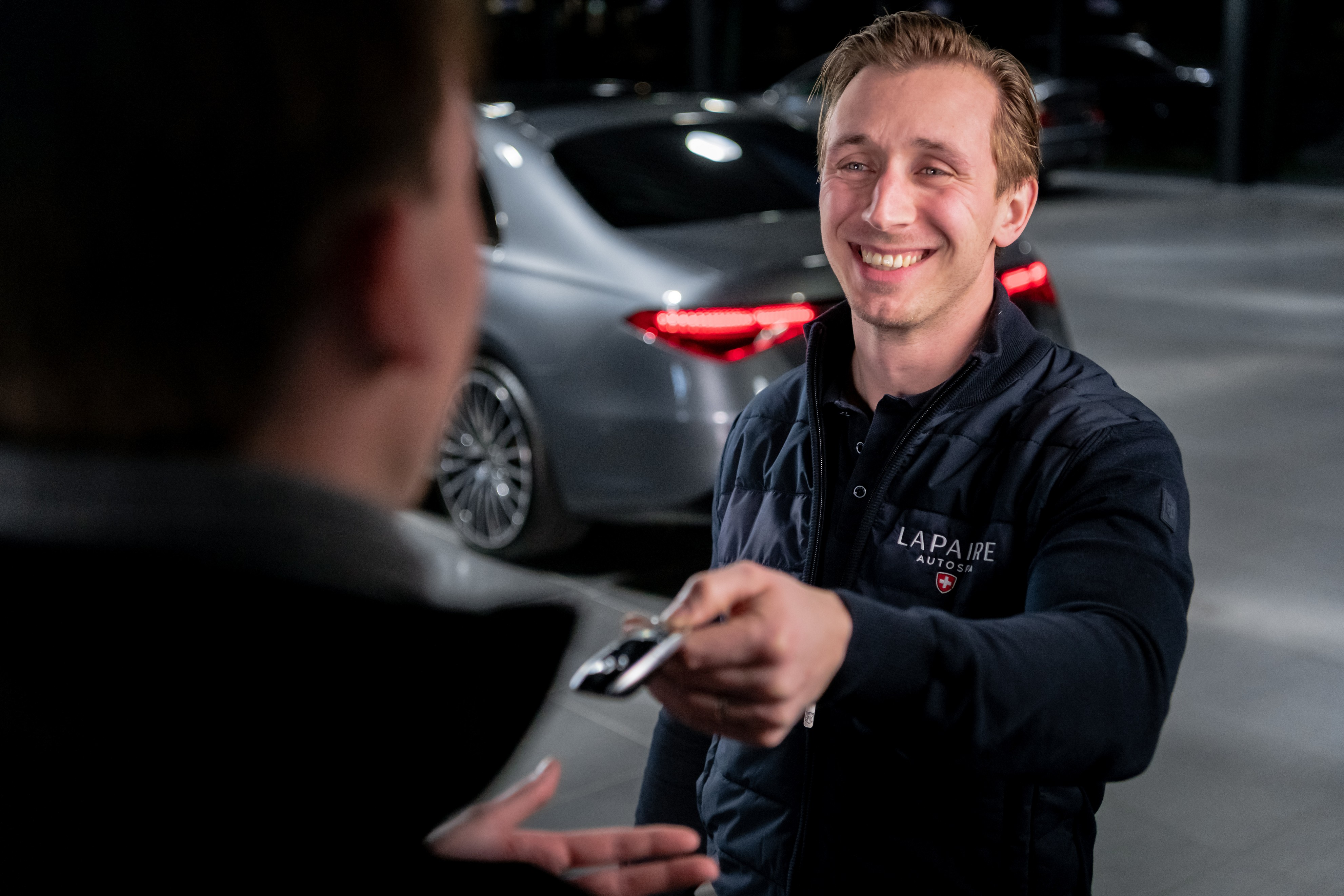 Lapaire autospa sleutel overhandigen